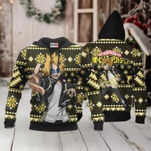 Denki Kaminari Ugly Christmas Sweater Anime My Hero Academia Manga 2k43 Fan Gift Stylist Unisex Cartoon Graphic Outfits Aop 3d Hoodie