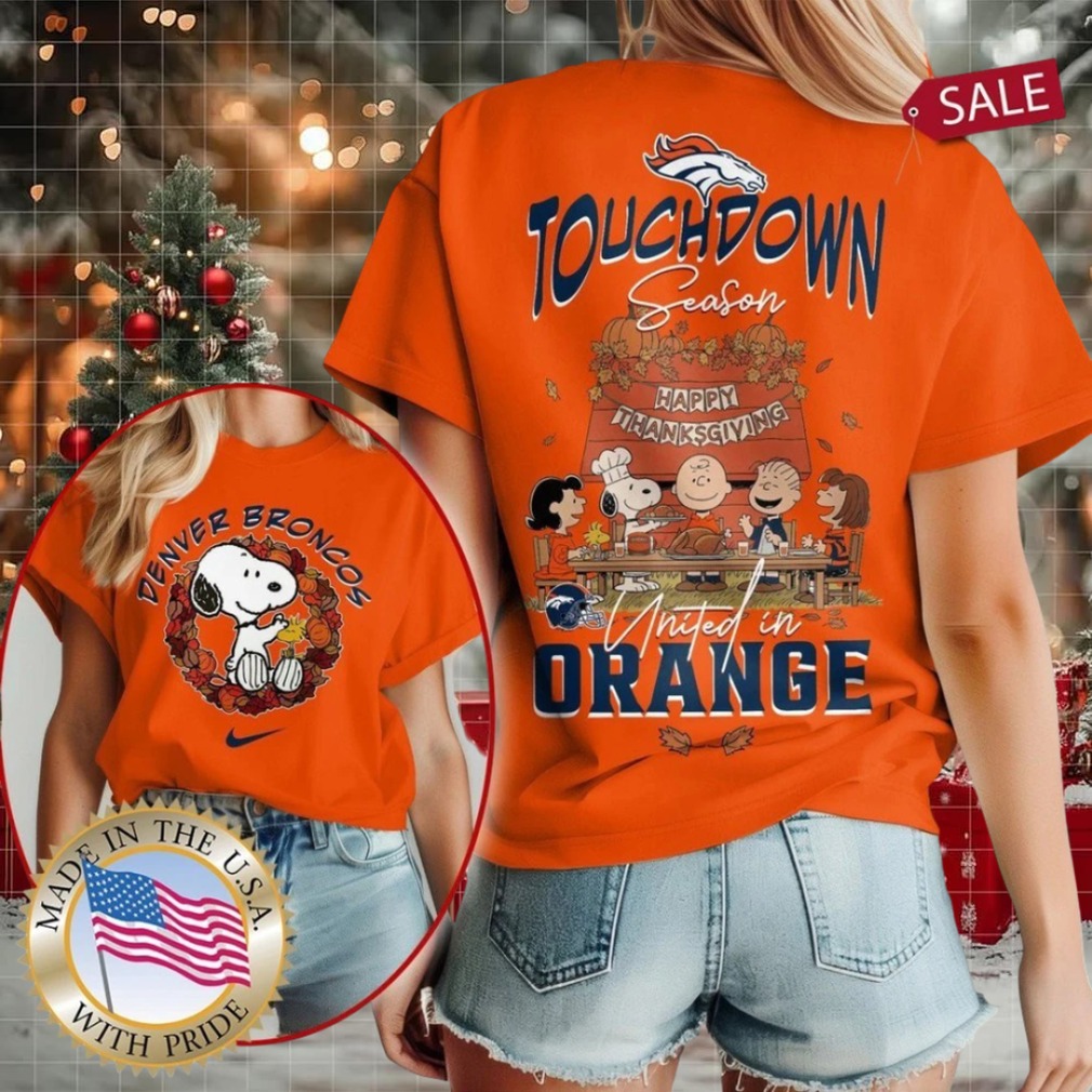 Denver Broncos NFL Snoopy Peanuts Touchdown Season Happy Thanksgiving Shirt Denver Broncos NFL Snoopy Peanuts Touchdown Season Happy Thanksgiving Shirt
