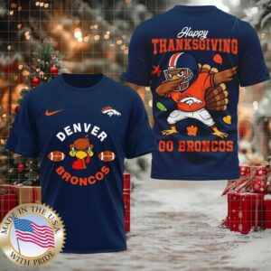 Denver Broncos NFL Turkey Game Happy Thanksgiving Shirt