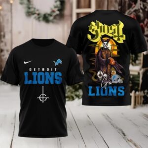 Detroit Lions NFL Ghost Band Shirt