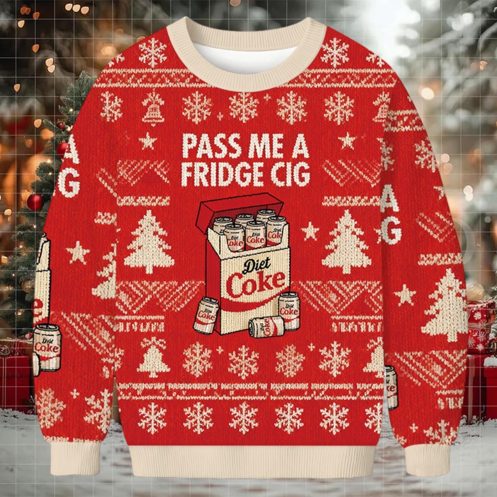 Diet Coke Cigarette Pack Christmas Ugly Sweatshirt