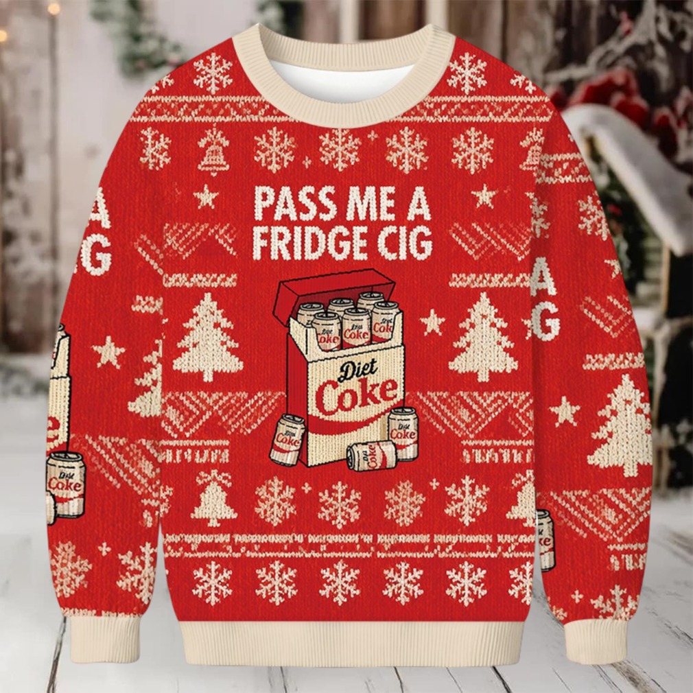 Diet Coke Cigarette Pack Christmas Ugly Sweatshirt