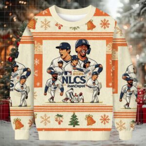 Dodgers 2025 NCSS Christmas Ugly Sweatshirt