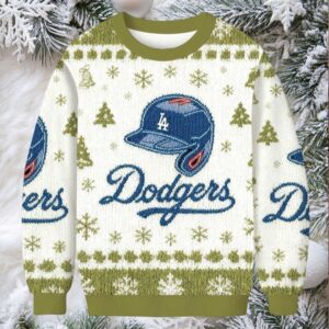 Dodgers LA Blue Christmas Ugly Sweatshirt