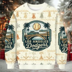 Dodgers Los Angeles Christmas Ugly Sweatshirt