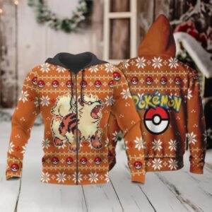Eevee Anime Pokemon Manga Ugly Christmas Sweater 1k858 Fan Gift Stylist Unisex Cartoon Graphic Outfits Aop 3d Hoodie