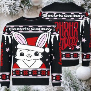 Electric Callboy Santa Rabbit Hohoho Knitted Ugly Christmas Sweater