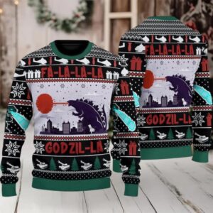 FaLaLaLa Monster Ugly Christmas Sweater