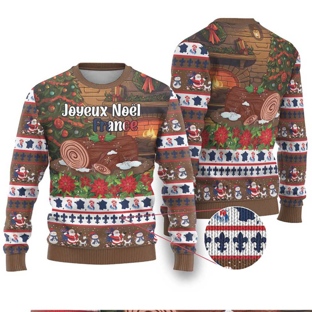 France Christmas Ugly Christmas Sweater Buche De Noel secondary image