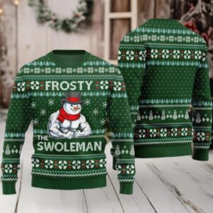 Frosty the Swoleman Ugly Christmas Sweater
