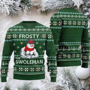 Frosty the Swoleman Ugly Christmas Sweater