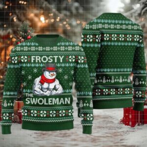 Frosty the Swoleman Ugly Christmas Sweater