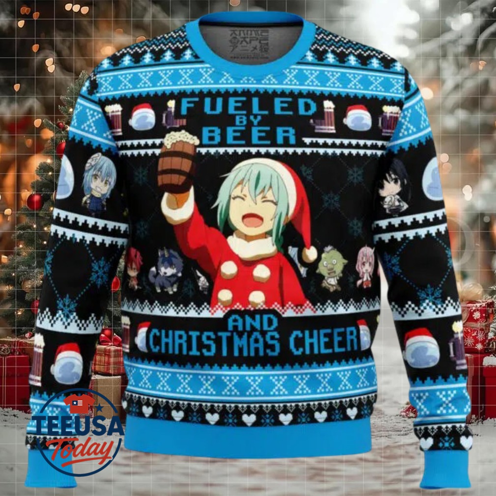 Fueled By Beer That Time I Got Reincarnated as a Slime Ugly Christmas Sweater