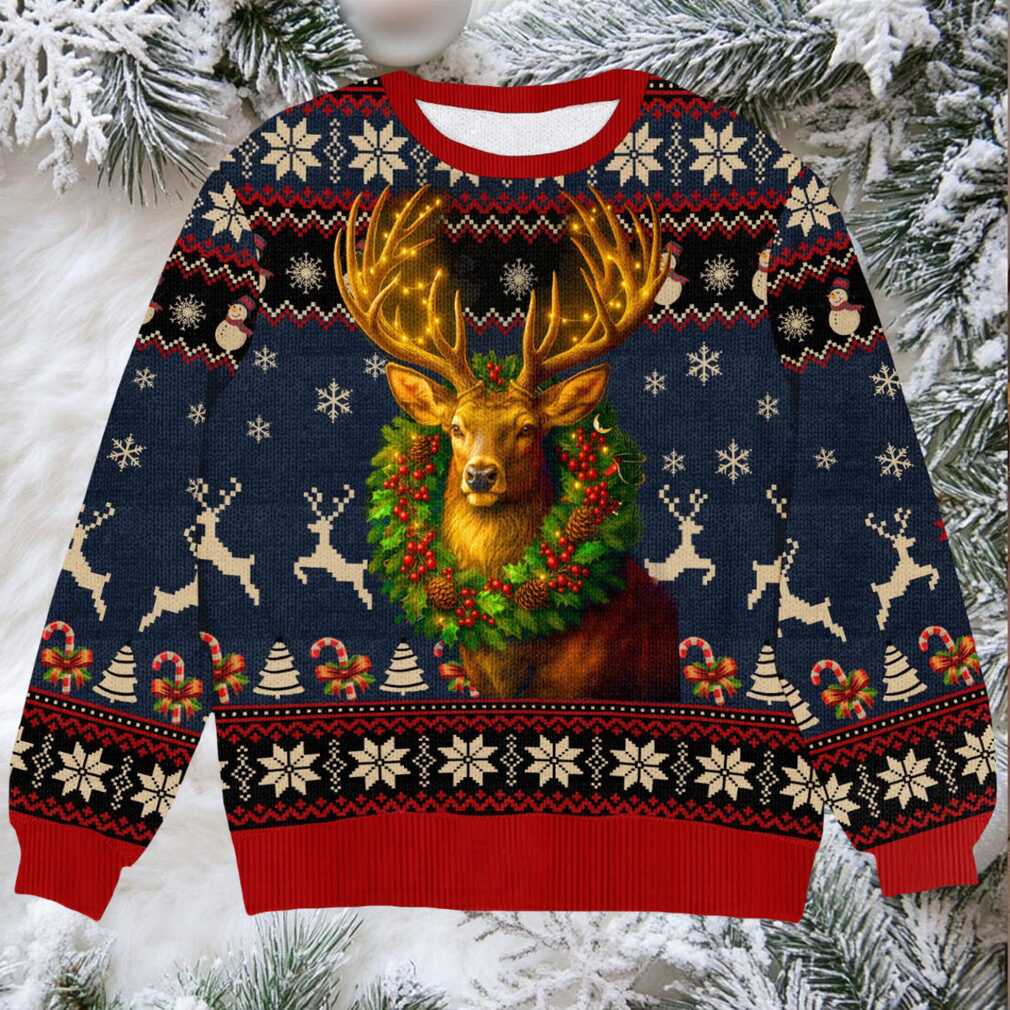 Funny Deer Ugly Christmas Sweater – Perfect Gift for Hunters & Nature Lovers, Holiday Knitwear Funny Deer Ugly Christmas Sweater – Perfect Gift for Hunters & Nature Lovers, Holiday Knitwear