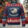Funny Xmas Yule Krampus Is Coming Mistletoe Ugly Christmas Sweater