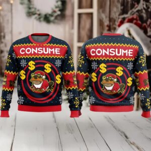 Futurama Hypnotoad Consume Christmas Ugly Sweater
