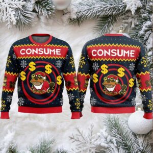 Futurama Hypnotoad Consume Christmas Ugly Sweater
