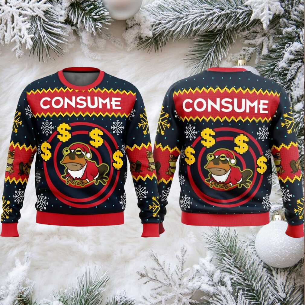 Futurama Hypnotoad Consume Christmas Ugly Sweater