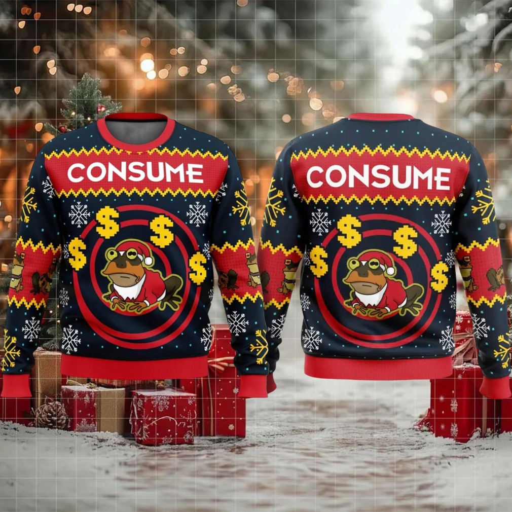 Futurama Hypnotoad Consume Christmas Ugly Sweater Futurama Hypnotoad Consume Christmas Ugly Sweater