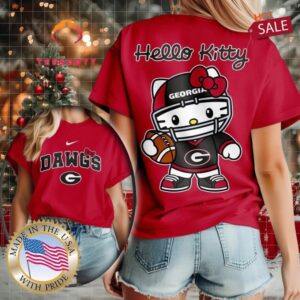 Georgia Bulldogs NCAA Hello Kitty Shirt