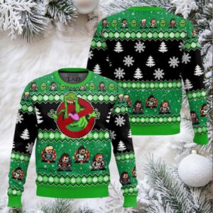 Ghostbusters Slimer Ugly Sweater Ugly Sweater