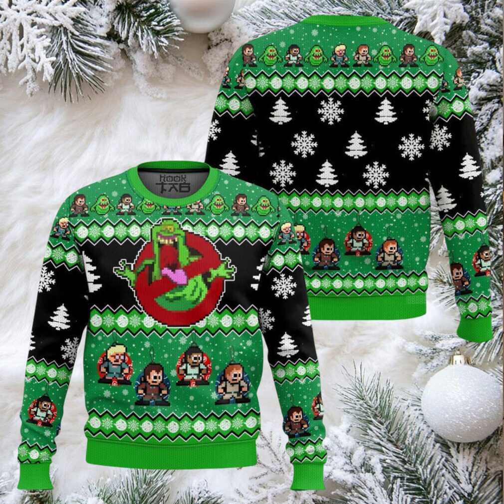 Ghostbusters Slimer Ugly Sweater