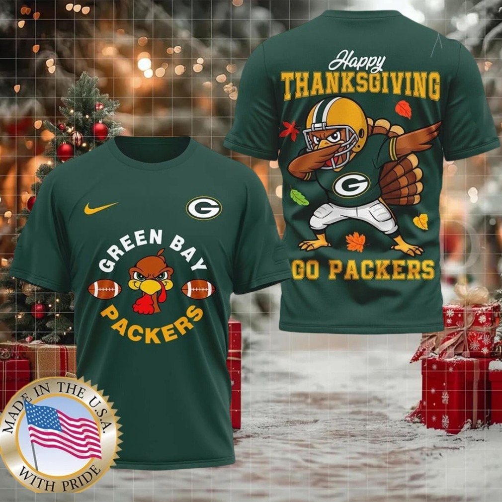 Green Bay Packers NFL Turkey Game Happy Thanksgiving Shirt Green Bay Packers NFL Turkey Game Happy Thanksgiving Shirt