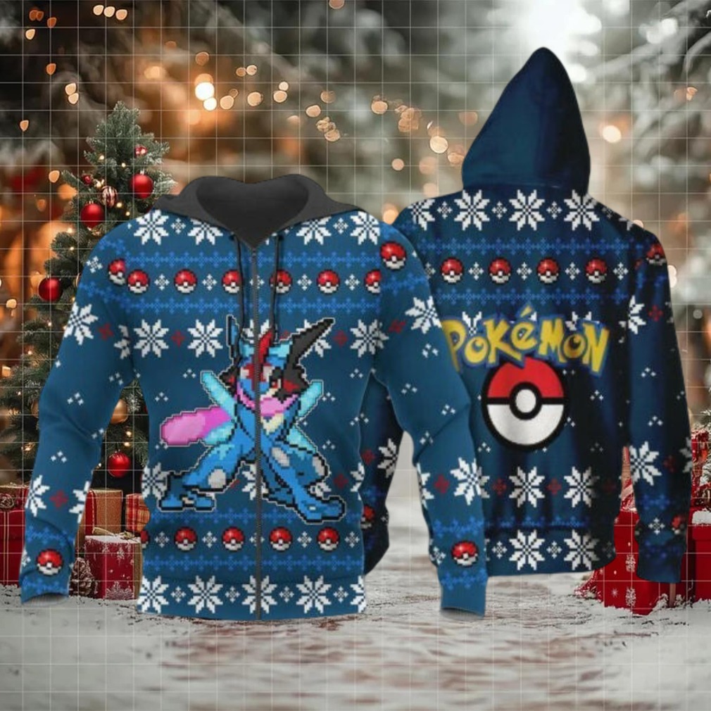 Greninja Anime Pokemon Manga Ugly Christmas Sweater 1k833 Fan Gift Stylist Unisex Cartoon Graphic Outfits Aop 3d Hoodi Greninja Anime Pokemon Manga Ugly Christmas Sweater 1k833 Fan Gift Stylist Unisex Cartoon Graphic Outfits Aop 3d Hoodi