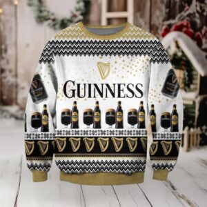 Guinness Beer Ugly Christmas Sweater 2025
