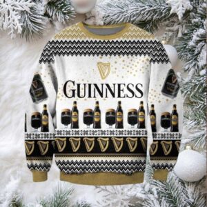 Guinness Beer Ugly Christmas Sweater 2025