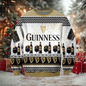 Guinness Beer Ugly Christmas Sweater 2025