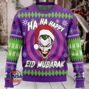 Ha ha ha Eid Mubarak DC Comics Ugly Christmas Sweater
