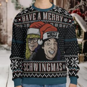 Have A Merry Schwingmas Ugly Christmas Sweatshirt