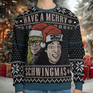 Have A Merry Schwingmas Ugly Christmas Sweatshirt