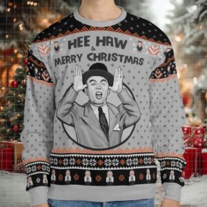 Hee Haw and Merry Christmas Ugly Christmas Sweatshirt