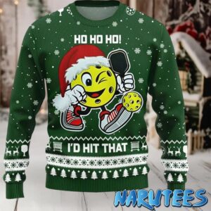 Ho Ho Ho I’d Hit That Pickleball Ugly Sweater