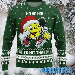Ho Ho Ho I’d Hit That Pickleball Ugly Sweater