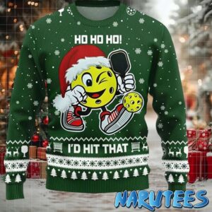 Ho Ho Ho I’d Hit That Pickleball Ugly Sweater