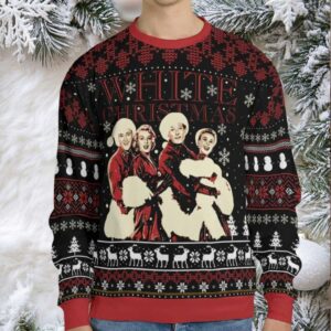 Holiday Magic White Christmas Ugly Christmas Sweatshirt