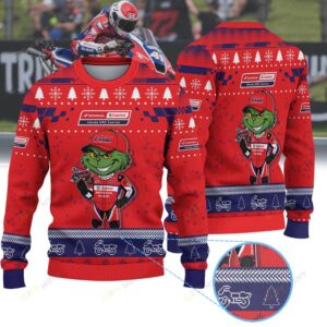 Honda HRC Castrol × Grinch Christmas Ugly Sweater