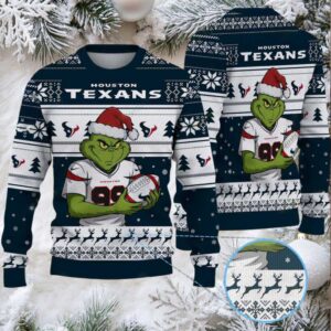 Houston Texans Grinch Ugly Christmas Sweater