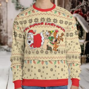 Human santapede Ugly Christmas Sweatshirt