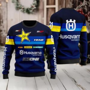 Husqvarna Factory Racing Navy Ugly Sweater