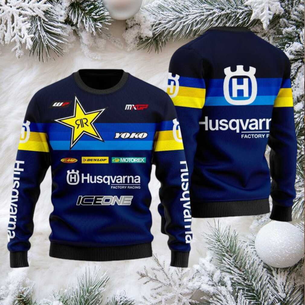 Husqvarna Factory Racing Navy Ugly Sweater