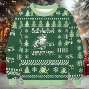 I Don't Care Christmas Ugly Sweatshirt
