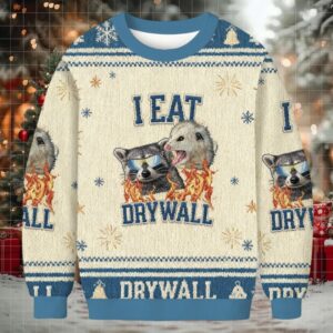 I Eat Drywall Christmas Ugly Sweatshirt