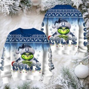 Indianapolis Colts Grinch Stolen Christmas Sweater