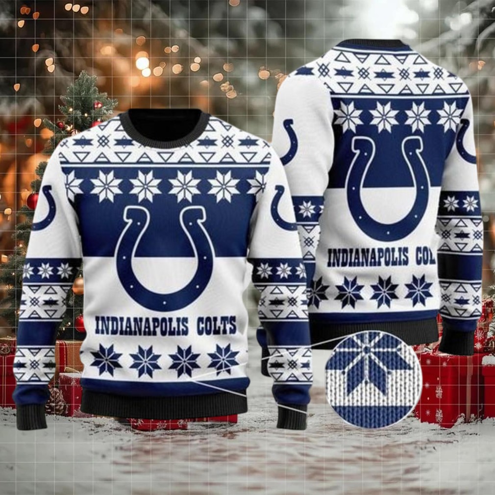 Indianapolis Colts Wool Ugly Christmas Sweater Indianapolis Colts Wool Ugly Christmas Sweater