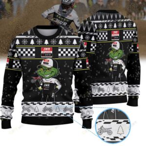JWR Honda Racing × Grinch Ugly Christmas Sweater