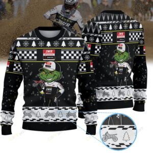 JWR Honda Racing × Grinch Ugly Christmas Sweater
